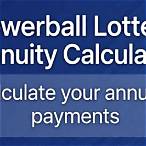 lottery annuity payout calculator